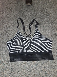 Victoria Sport Sz 34C Sports Bra Black & White Padded Victoria’s Secret *1C - Picture 1 of 3