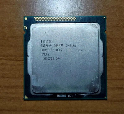 CPU Intel CORE i3 2100 SR05C 3.10Ghz L102C310 - Immagine 1 di 2