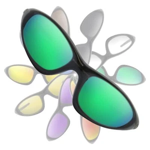 Metallic Green Replacement Lenses For Oakley Straight Jacket 1.0 - Picture 1 of 5