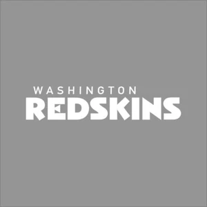 Washington Redskins #3 NFL Team Logo 1 Color Vinyl Decal Sticker Window Car Wall - Picture 1 of 7