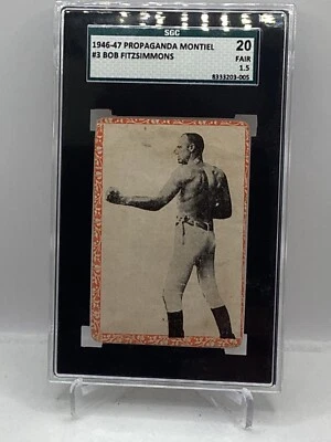 1946-47 Propaganda Montiel #3 Bob Fitzsimmons SGC 1.5 - Image 1 of 2