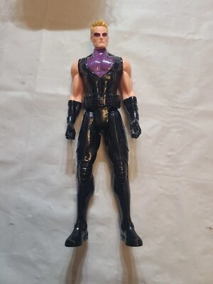 Figura de acción Hawkeye 12 pulgadas Marvel Avengers Assemble Purple Titan Hero 2014 Foto 1 de 4