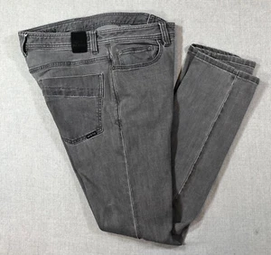 PrAna Jeans Mens 30x32 Gray Denim Breathe Slim Fit Faded - Picture 1 of 12