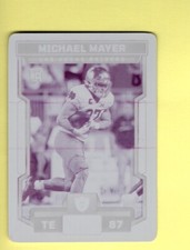 MICHAEL MAYER 2023 SCORE PRINTING PLATE ROOKIE CARD 1/1