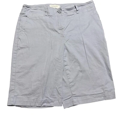 Talbots Bermuda Shorts Womens 8 Waist 31 Light Gray Cotton Spandex Stretch - Image 1 of 4