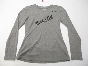 Camisa NIKE Para Mujer Talla S Atlética DRI-FIT ROSE CITY BALONCESTO Gris Crew - Imagen 1 de 6