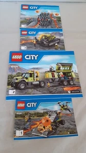 LEGO City Volcano Explorers Set 60124 Base de Exploración de Volcanes Casi COMPLETO - Imagen 1 de 23