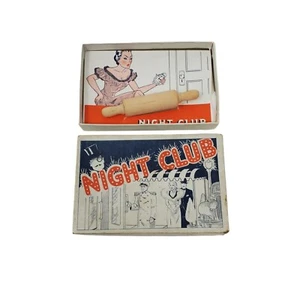 Vintage Fishlove & Co. Funny Night Club Tiny Rolling Pin Gag Gift 1938 Chicago - Picture 1 of 10