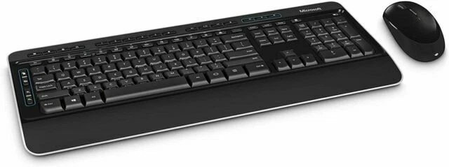 Microsoft Wireless Desktop 3050 Keyboard and Mouse, Black - PP3-00001