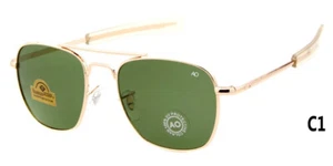 Gafas de sol de colección de piloto de metal para hombre lentes de vidrio gafas ópticas estadounidenses para conducir - Imagen 1 de 21