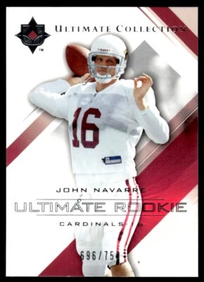 2004 Upper Deck Ultimate Collection John Navarre Rookie /750 Arizona Cardinals - Image 1 of 2