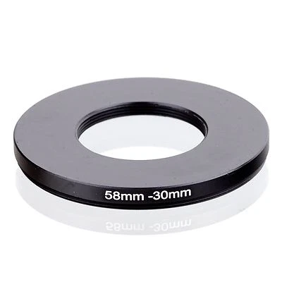 Anillo adaptador reductor accesorio para cámara 58 mm lente a 30 mm 58 mm-30 mm Foto 1 de 3