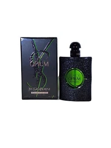 Black Opium 75Ml 2.5.Oz  Eau de Parfum illcit Green Spray Yves Saint Laurent - Picture 1 of 3