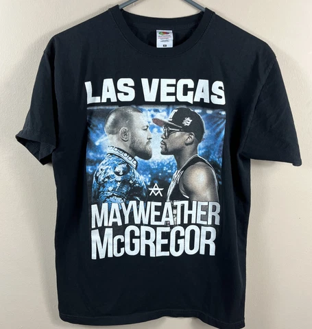 Mayweather vs McGregor T-shirt August 2017 Las Vegas Kings Match Double Side Med Cover