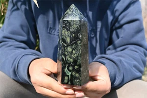 1.56LB Natural Kambaba Jasper Obelisk Quartz Crystal Point Wand Tower XA5709 - Picture 1 of 12