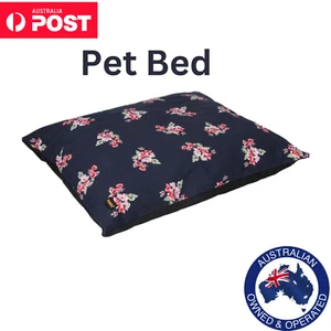 Fur Pet Dog Cat Calming Bed Washable Removable Cover Cushion Mat Indoor Outdoor - Picture 1 of 6