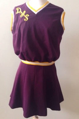 Винтажный черлидер костюм униформа наряд костюм для Хэллоуина размер S - Изображение 1 из 4