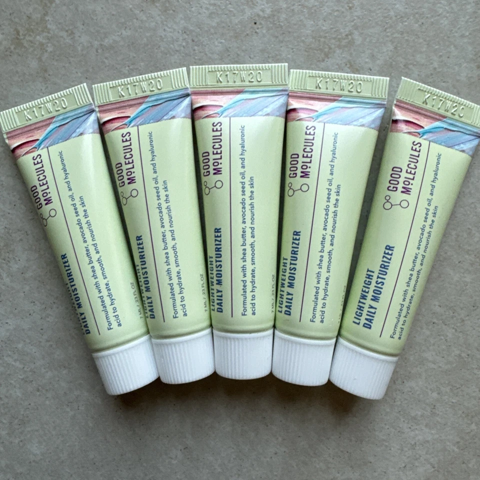5x Good Molecules Lightweight Daily Moisturizer 7mL/.23 Oz Travel SEALED - Image 1 of 1