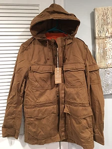 CHAQUETA MILITAR GRANDE NUEVA CON ETIQUETAS AMERICAN EAGLE OUTFITTERS PARA HOMBRES AE 2 EN 1 SYSTEMS - Imagen 1 de 3