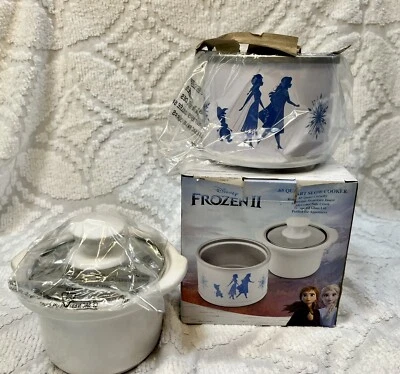 New In Box Disney Frozen II .65 Quart Slow Cooker Removable Insert DFR-065 - Image 1 of 4