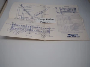 Vintage Wright Power Blade Saw Cattle Bunker #592 Blueprints Thomas Industries - Picture 1 of 5