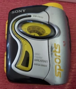 Sony Sports Walkman Cassette Player Radio AM/FM Mega Bass WM-FS111 - PARTS ONLY - Picture 1 of 13