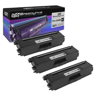 Speedy 3PK Compatible TN436 TN-436 SHY Toner Cartridge HL-L8360CDW MFC-L9570CDW - Image 1 of 4