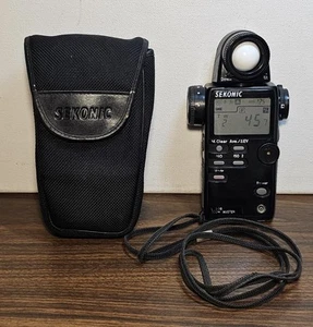 SEKONIC L-508 Zoom Master Digital Light Exposure Meter -READ- - Picture 1 of 24