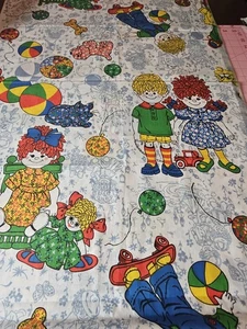 Globos vintage novedosos tela juvenil algodón calicó niños perros 59" x 45" - Imagen 1 de 24
