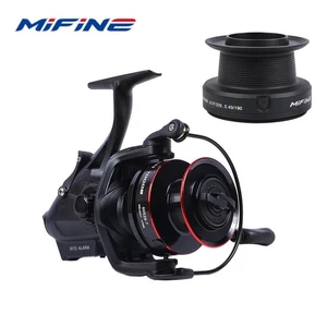 Spinn Angelrolle mit Sound & optischem Bissanzeiger Drag 10KG 6+1BB 4,7:1 Karpfen - Bild 1 von 6