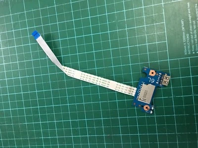 Placa lectora de tarjetas USB para computadora portátil HP 17-BY 470 G7 OEM con cable 6050A2979801 Foto 1 de 3