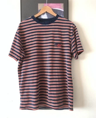 Camisa Raver Vintage ESPRIT Rayas Terciopelo Años 90 Talla Grande Fiesta Foto 1 de 4