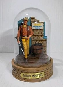 Franklin Mint John Wayne cupola in vetro dipinto a mano edizione limitata sceriffo #D9150 - Foto 1 di 15