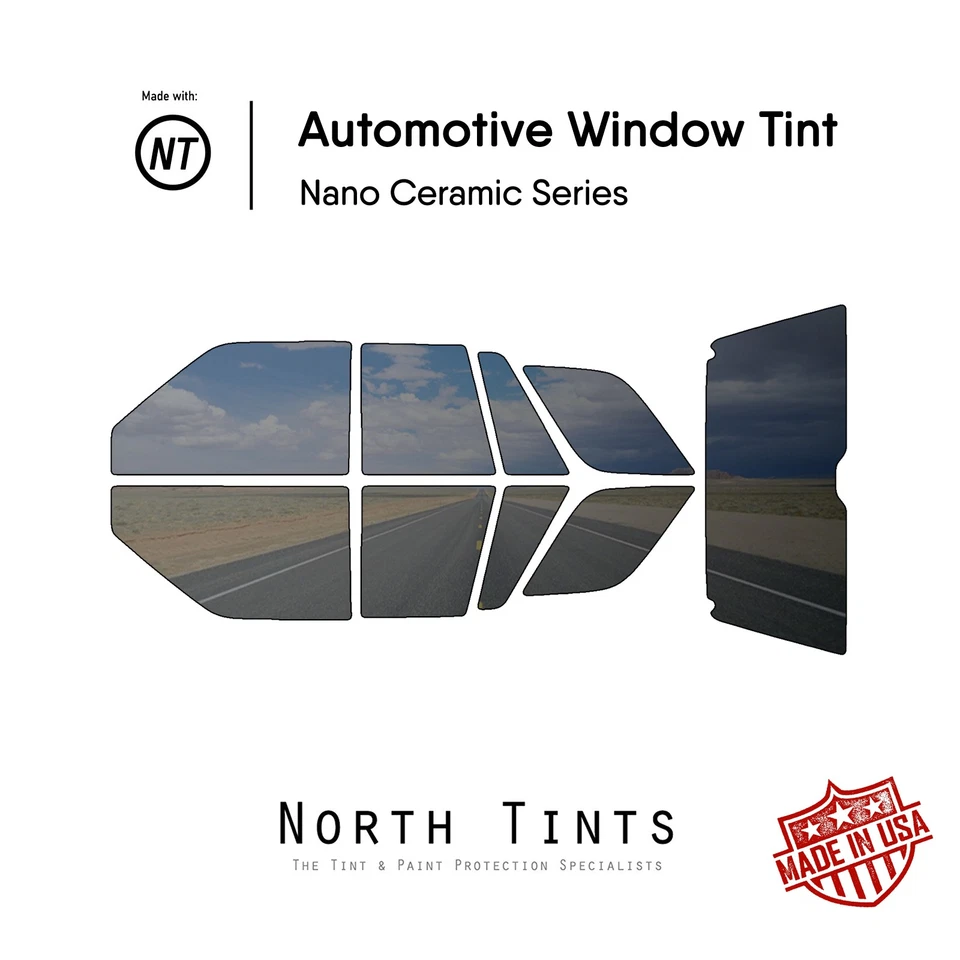 Película de tinte de ventana precortada nano cerámica vidrio para automóvil Honda Passport 1994-1997 Foto 1 de 4