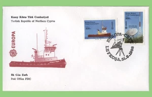Cyprus (Turkish) 1988 Europa, Transport & Communications set on First Day Cover - Picture 1 of 1