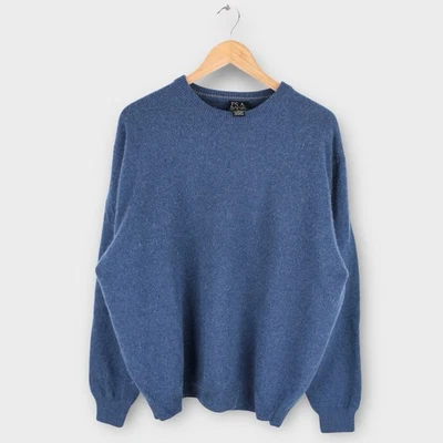 Suéter Jos A Bank Colección Ejecutiva Lana de Cordero Azul Cuello Redondo XL Foto 1 de 4