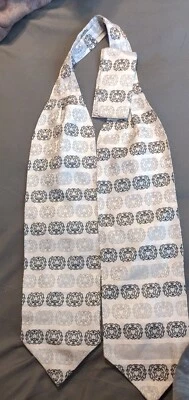 Phat Farm Geometric Silk Ascott Tie And Handkerchief  - Image 1 of 4