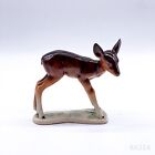 Vintage Figure en Porcelaine Faon Debout No. 2667 Figurine Animale Sculpture