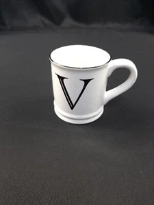 Monogram Coffee Mug Letter V - Picture 1 of 4