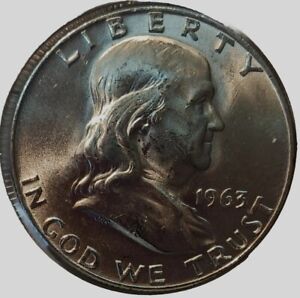 1963D Franklin 90% Silver Half Dollar