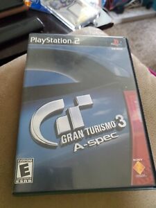 Gran Turismo 3 A-spec Video Game (Sony PS2, 2006) Complete In Box w Manual
