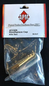 APM Nickel Alto Saxophone Mouthpiece Cap 326N Band Orchestra Parts - Picture 1 of 2