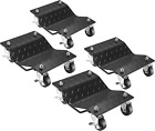Car Dolly Set of 4 - under Vehicle Tire Skates with Heavy-Duty Roller Wheel Cast