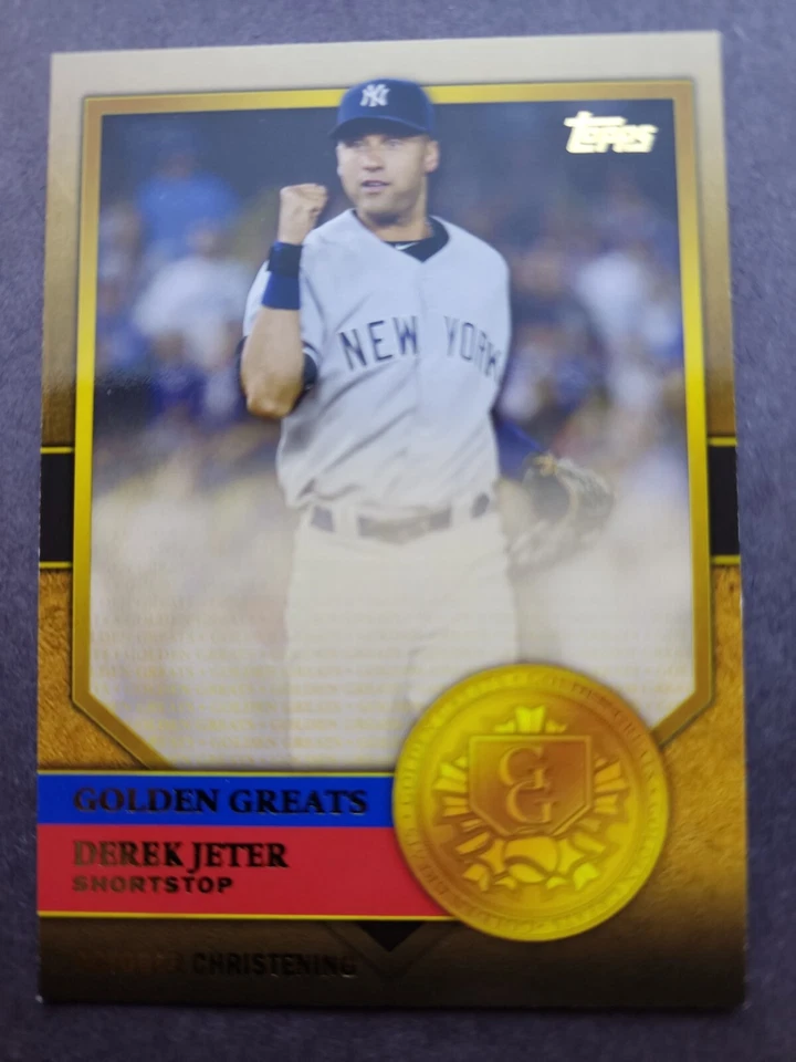 2012 Topps Golden Greats #GG-28 Derek Jeter New York Yankees - Image 1 of 1