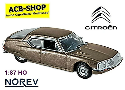 Citroen Sm Coupè 1970-75 Scarabée Braun Marrone Metallizzato 1:87 Norev - Immagine 1 di 2