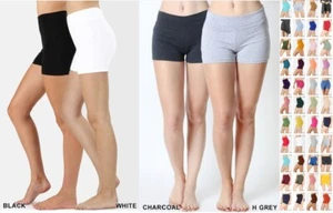 PANTALONES CORTOS PREMIUM ALGODÓN SPANDEX YOGA BICICLETA DEPORTIVA ENTRENAMIENTO ATLÉTICO S-3X - Imagen 1 de 40