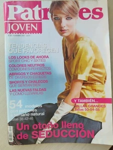 MAGAZINE REVISTA PATRONES n 262 JOVEN NOVIEMBRE 2007 sewing - Imagen 1 de 12