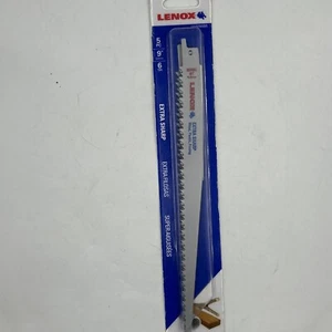 Hoja de sierra recíproca bimetálica de corte de madera/plástico Lenox 121029W6R 6 TPI de 9 pulgadas - Imagen 1 de 7