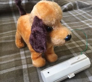 Vintage 1950's-1960's Barking And Walking Dog With Remote. Made In Japan,... - Picture 1 of 8