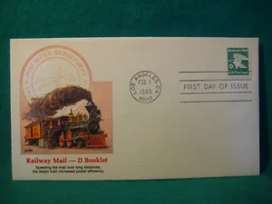 "D"  (22c) Domestic Letter Rate-Booklet-#2113-First Day Issue-Fleetwood Cachet - Picture 1 of 2